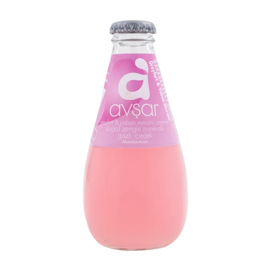 Avşar Greyfurt & Yaban Mersini Meyveli Soda 200 ml X 24 Adet