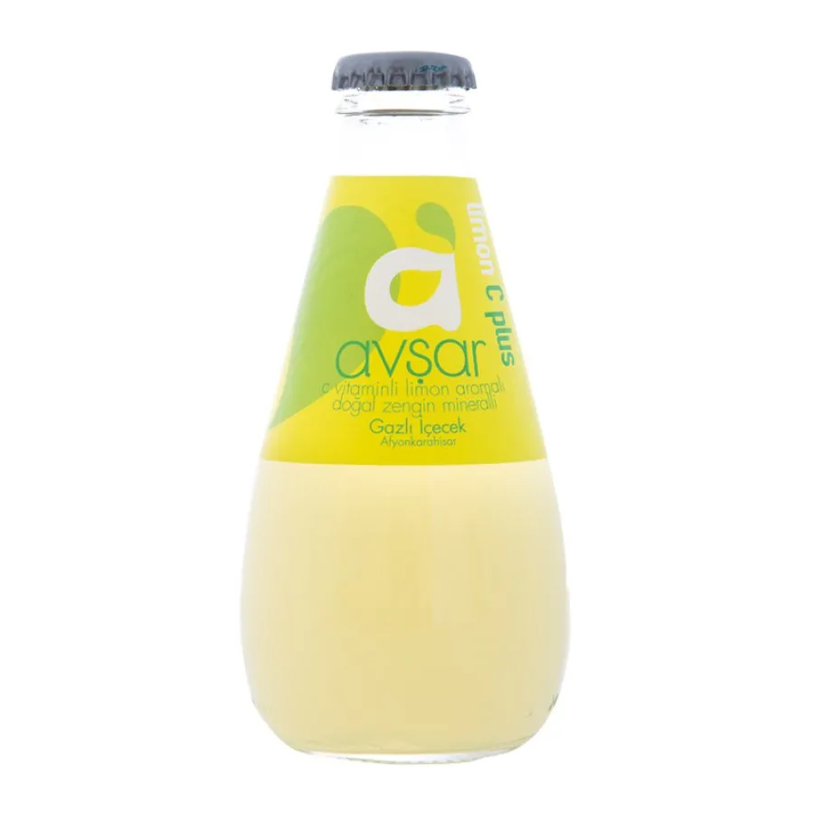 Avşar Limon C Plus Meyveli Soda 200 ml X 24 Adet