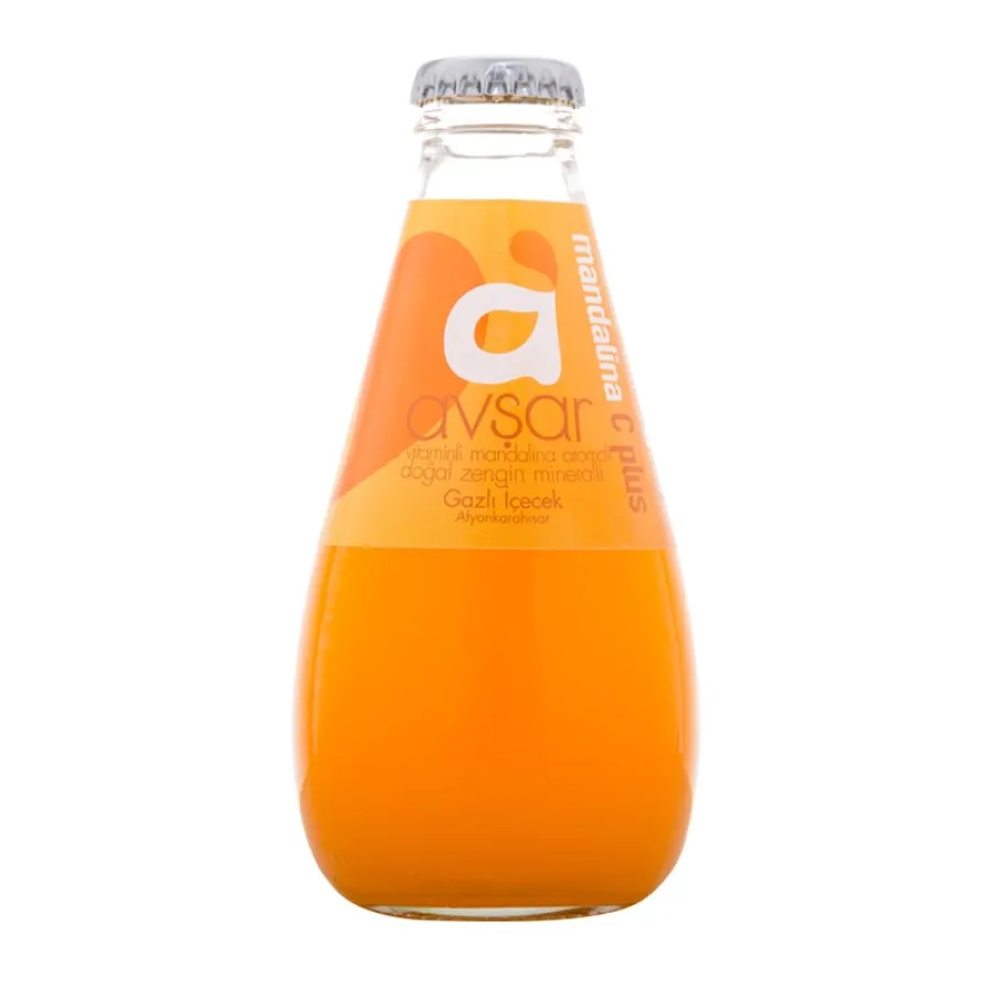Avşar Mandalina C Plus Meyveli Soda 200 ml X 24 Adet